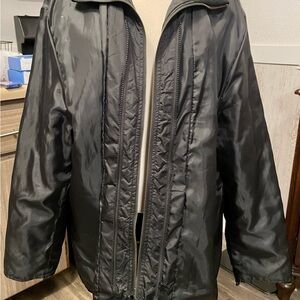 Joseph Abboud Black Windbreaker Jacket